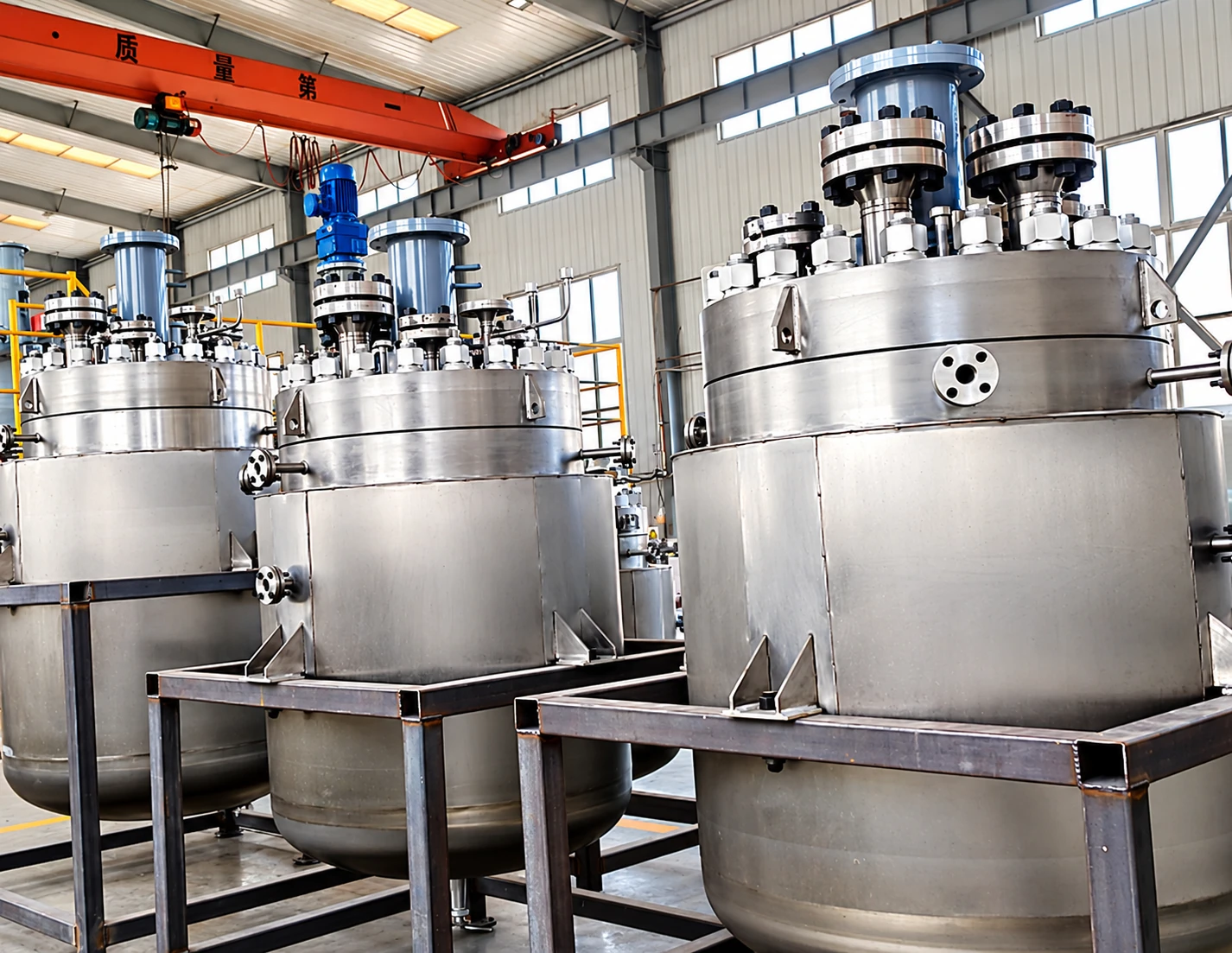 Tieying workshop equipment prepared for engineering and quality review