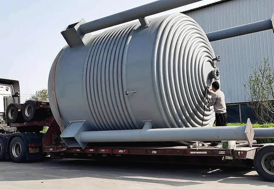 Industrial heat-transfer equipment for chemical process temperature control.