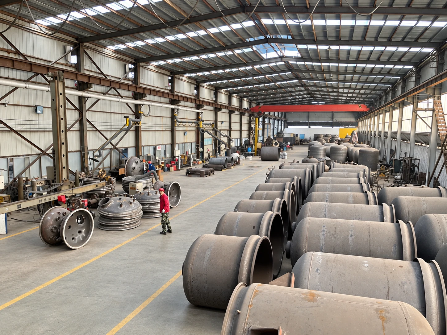 Overview of Tieying pressure vessel manufacturing workshop